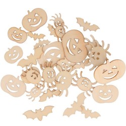 Mini silhouette en bois x30- Halloween