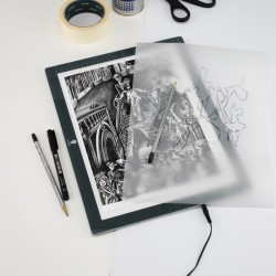 Table lumineuse ultra-plate à LED Wafer